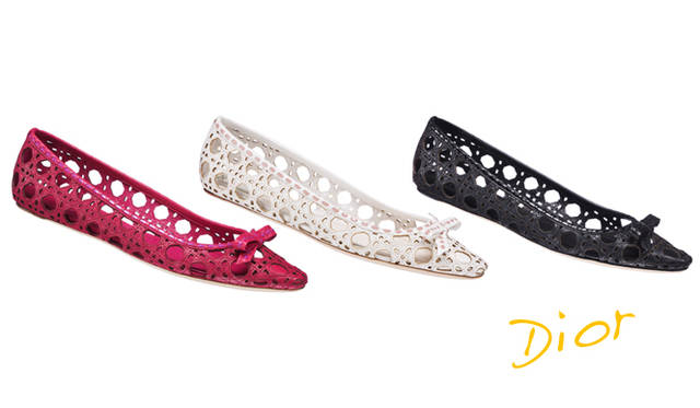 <strong>Dior｜ディオール</strong>　バレエシューズ 7万350円（ディオール／クリスチャン ディオール）　Tel. 03-3263-2266