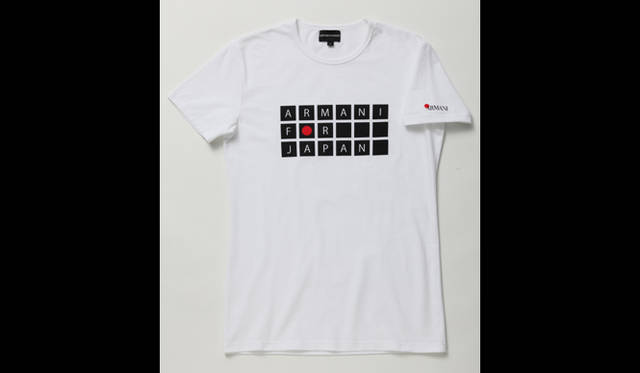 <strong>GIORGIO ARMANI｜ジョルジオ　アルマーニ</strong>　チャリティTシャツ 8400円