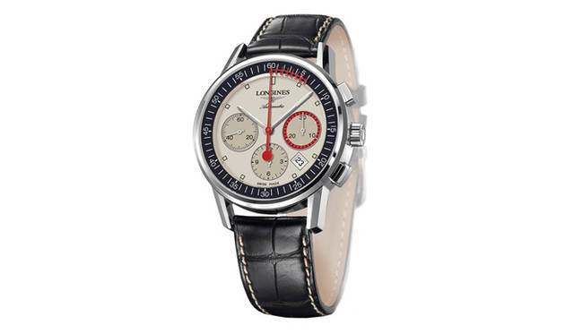 <strong>LONGINES｜Longines</strong>The movement is a modern column-wheel type, utilizing the precise component of a column wheel for the start, stop, and reset functions of the chronograph. "Longines Column-Wheel Chronograph Record" ¥404,250 (estimated price). Scheduled for Autumn release.