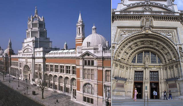 <strong>Victoria and Albert Museum</strong>　右／エントランス（V&A images）