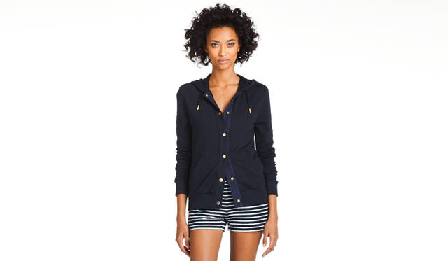 <strong>TORY BURCH｜トリー バーチ</strong> 　　 『Tomena Logo Hoodie』 Navy（オンラインショップ限定色） 2万9400円