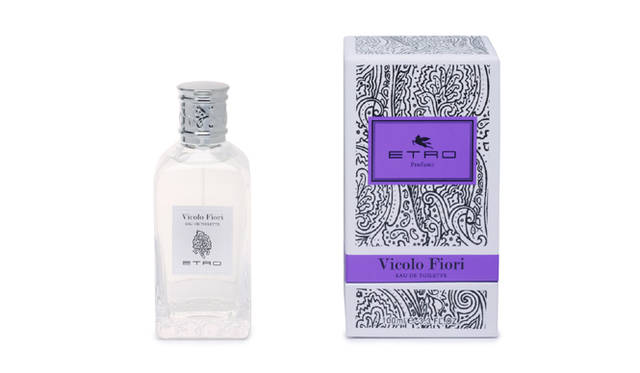 <strong>ETRO｜エトロ</strong>　「VICOLO FIORI（ビッコロ フィオーリ）」 オードトワレ スプレー　＜香調＞フローラル（テンダー デリケート フェミニン）　フローラルアロマのシンフォニーを軽快に奏でる、オーケストラの指揮者