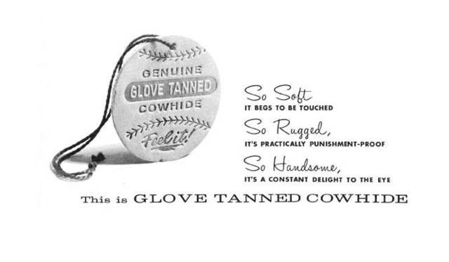 <strong>COACH｜コーチ　BASEBALL CHARITY</strong>　グローブをもとに最初に開発されたレザーは「グラブタン カウハイド」と呼ばれた。ここからコーチの大躍進がはじまり、今に至る。