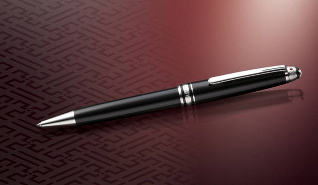 <strong>MONTBLANC｜モンブラン</strong>　今年9月に日本限定で1000本のみ販売するボールペン「マイスターシュテュック レインボーハウス」