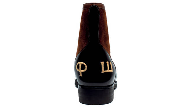 <strong>JOHN LOBB│ジョンロブ</strong>　ビスポーク「キャピタルコレクション」モデル「MOSCOW」　（166ボックスカーフ、Wagtailボックス×タバコブラウン スエード、ヤギ革のライニング、9ミリ軽量ラバーソール、3センチラバーヒール）