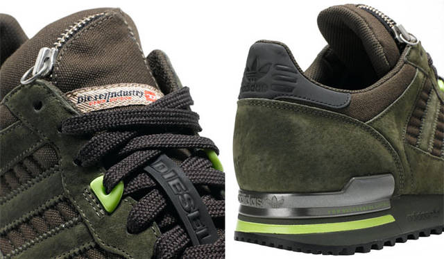 <strong>DIESEL｜ディーゼル</strong>　 DIESEL×adidas Originals collaboration“Colliding Worlds PartII”　「THE ZX 700 POYAK」　2万790円 （ディーゼルジャパン）