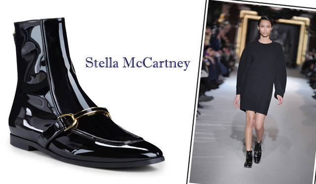 <strong>特集｜2011-12年秋冬トレンドシューズはこれ！　Chapter 01：Men’s Like<br /><br />STELLA McCARTNEY｜ステラ マッカートニー</strong>　ブーツ 8万8200円　（ステラ マッカートニー／ユニット＆ゲスト　Tel. 03-3710-3107）