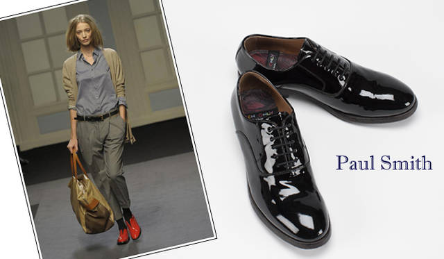 <strong>特集｜2011-12年秋冬トレンドシューズはこれ！　Chapter 01：Men’s Like<br /><br />Paul Smith｜ポール・スミス</strong>　シューズ　5万5650円　（ポール・スミス／ポール・スミス ジャパン　Tel. 03-3486-1500）