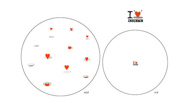<strong>ISETAN｜伊勢丹新宿店</strong>　「デザインタイド トーキョー 2011」RICHARD GINORI “LOVE COMMUNICATION” paola navone & minä perhonen<br>「I love Insieme」　「いっしょに、ともに、みんなで」という意味をもつイタリア語Insieme。東日本大震災を受けてパオラ・ナヴォーネさんが、日本に向けてのメッセージを込めたスペシャルエディション。ナヴォーネさんからのメッセージをワンポイントのように載せた器とともにコーディネイトされるのは、minä perhonenの“愛が生まれる”。イタリアと日本からの「ともに歩こう」というメッセージが、人気のシェイプ「ベッキオジノリ」の白磁を中心に、さまざまなシェイプに載せられている。