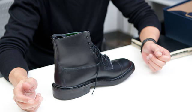 　Tricker’s for DESIGNWORKSレースアップブーツ6万3000円（トリッカーズ フォー デザインワークス）