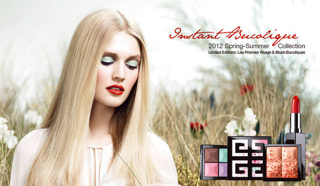 <strong>GIVENCHY</strong> - The "Instant Boucolique" collection for Spring/Summer 2012, expressing the vibrant moment of spring in full bloom.