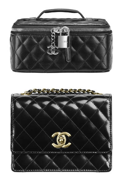 <strong>CHANEL│CHANEL</strong> December 31 New Year's Eve ©CHANEL<br />From top: Bag [8 x 16 x 11 cm] ¥233,100, Evening bag [11.5 x 15 x 7.5cm] ¥173,250