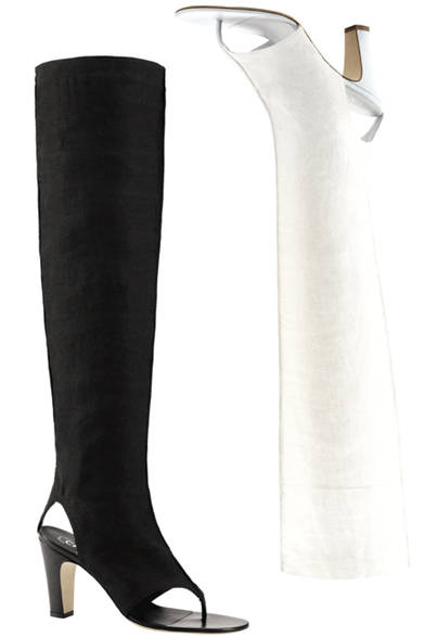 <strong>CHANEL│CHANEL</strong> December 31 New Year's Eve ©CHANEL<br />High boots [8.5cm] ¥122,850 each
