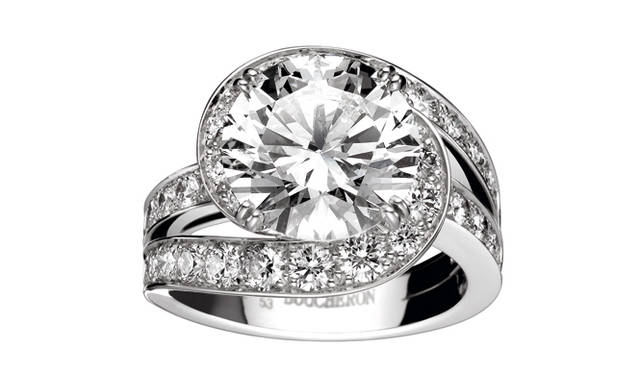 <strong>BOUCHERON｜ブシュロン</strong>　ハイジュエリーリング「スウィーティ」[WG×ダイヤモンド] 1764万円 