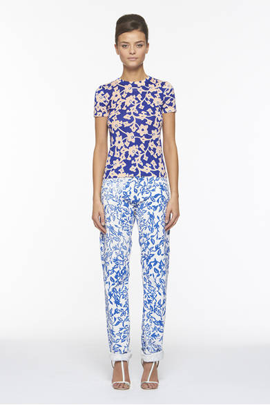 <strong>DIANE fon FURSTENBERG│ダイアン フォン ファステンバーグ</strong> 「DVF Hearts CURRENT/ELLIOTT」パンツ 3万7800円　（ほかはすべて参考商品）