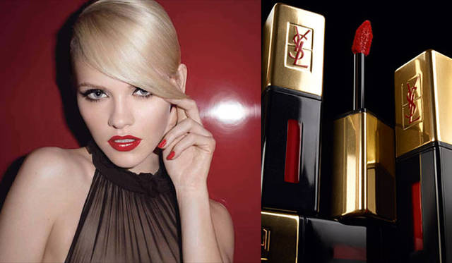 <strong>YVES SAINT LAURENT｜イヴ・サンローラン</strong>　新ルージュ「ルージュ ピュールクチュール ヴェルニ」