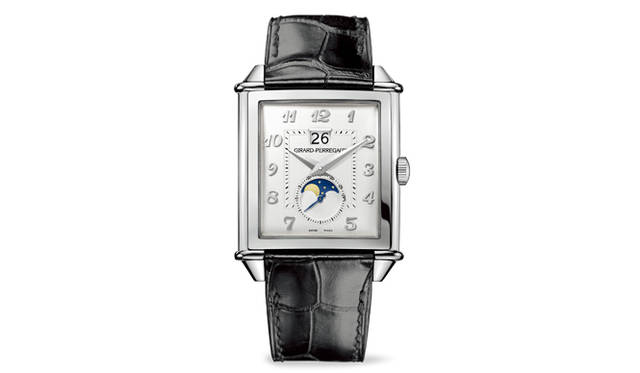 <strong>GIRARD PERREGAUX｜ジラール・ペルゴ</strong> 「ヴィンテージ1945 ラージデイト ムーンフェイズ XXL」 126万円、11月発売予定。