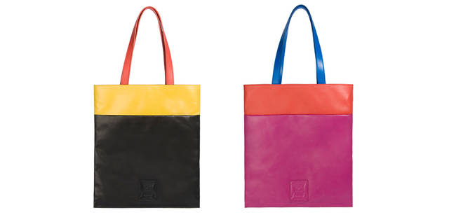 <strong>BALLY｜バリー</strong>　ひとつあると使い勝手のいいトートバッグ。色ちがいでもそろえたくなるかわいさ。バッグ [W37×H41.5cm] 各7万4550円（ともにバリー）