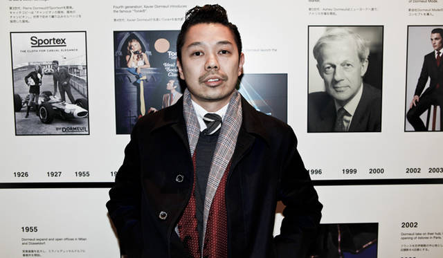 <strong>170years DORMEUIL PARTY｜ドーメル</strong>　「ダブルタップス」西山 徹a.k.a.TET/BLITZ氏。