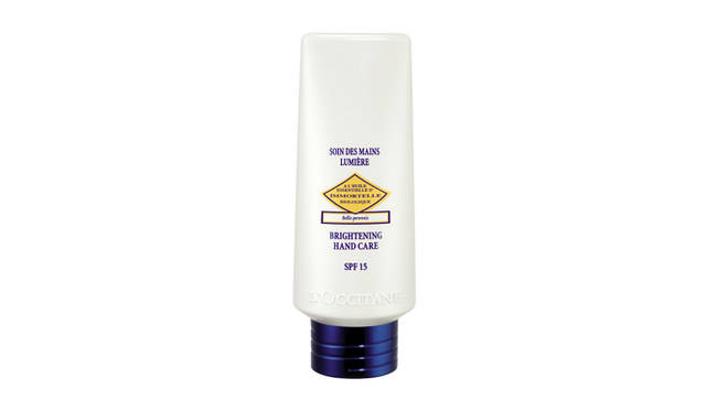 　＜ハンドクリーム＞イモーテル ブライトハンドケア SPF15/PA++ 5775円　