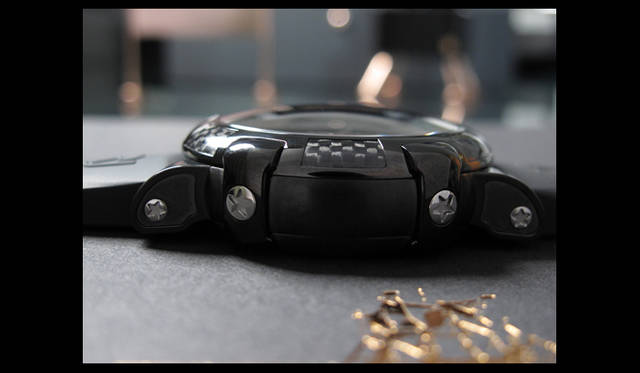 <strong>ROMAIN JEROME</strong> The star-shaped parts are screws, requiring a special screwdriver.