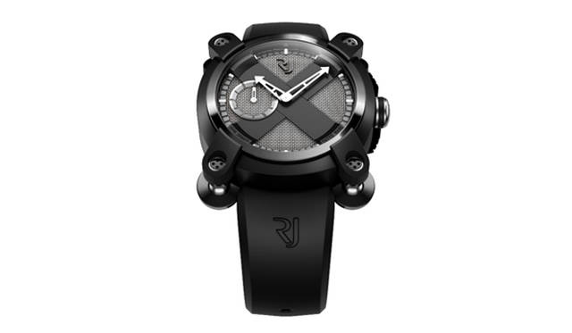 <strong>ROMAIN JEROME</strong> This is the Moon Invader series from the Moon-DNA Collection. While part of the same collection, its modern aesthetic gives it a completely different image from the Black Mood. 'Moon Invader Speed Metal Automatic' ¥1,260,000