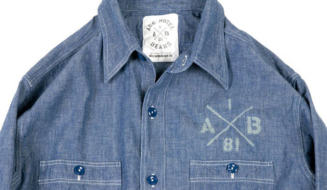 <strong>BEAMS｜ビームス</strong>　BUZZ RICKSON’Sシャンブレーシャツ1万4175円（ビームス）