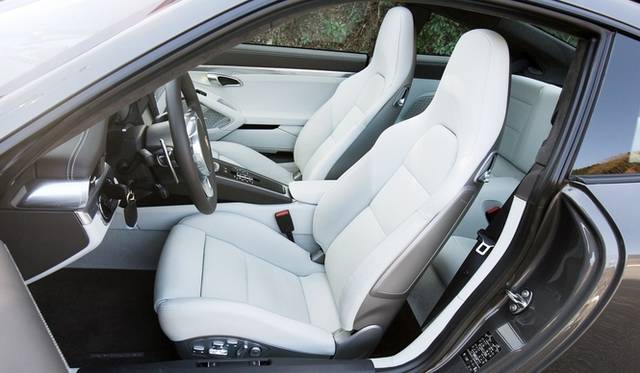 <strong>Porsche 911 | New vs. Old 911 Test Drive</strong> Front seats of the new (991) 911 Carrera S