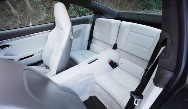 <strong>Porsche 911 | New vs. Old 911 Test Drive</strong> Rear seats of the new (991) 911 Carrera S
