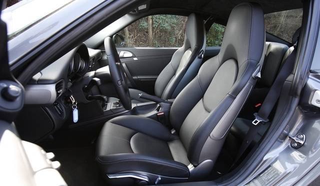 <strong>Porsche 911 | New vs. Old 911 Test Drive</strong> Front seats of the 997 911 Carrera