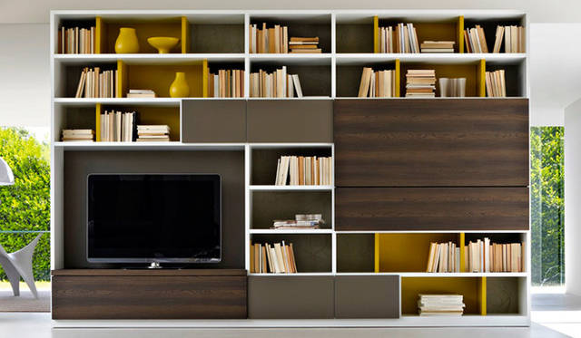 <strong>Arflex</strong> 2012 SPRING COLLECTION "505" is striking even when housing AV equipment.