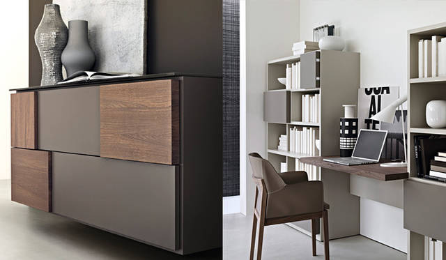 <strong>Arflex</strong> 2012 SPRING COLLECTION Right: Components can be installed between units, enhancing desk areas.