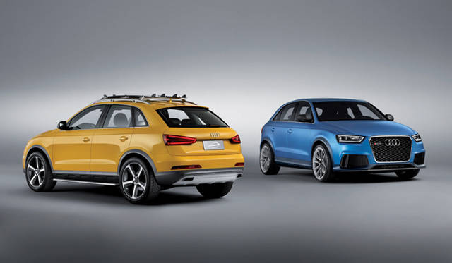 左｜<strong>Audi Q3 jinlong yufeng｜Audi Q3 金龍馭風</strong>　右｜<strong>Audi RS Q3 Concept｜アウディ RS Q3 コンセプト</strong>
