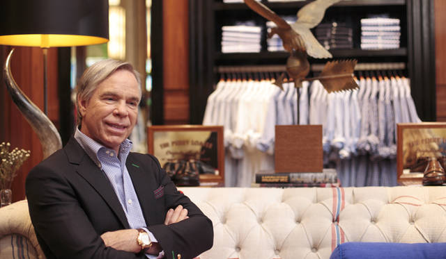 <strong>TOMMY HILFIGER</strong> He spoke with gentle words about his thoughts on the "Tommy Hilfiger Omotesando" store