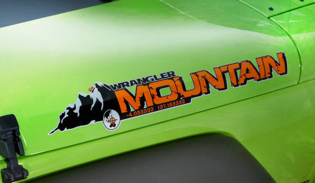 <strong>Jeep Wrangler Mountain｜ジープ ラングラー マウンテン</strong>　この座標が記されているのは日本を含めたアジア仕様のみとなる