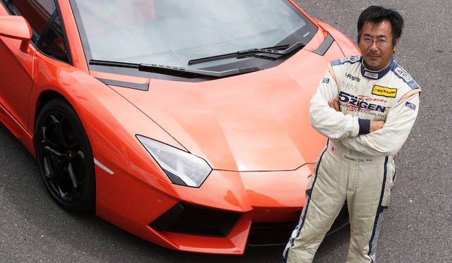 <strong>Lamborghini Aventador LP 700-4</strong><br />Takayuki Oi, a former professional racer and advisory staff for games.