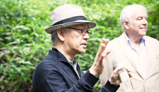 "A forest that humans have intervened in requires maintenance. A healthy forest benefits not only humans but also other plants and animals living within it, improving various aspects," says Ryuichi Sakamoto.