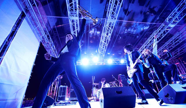 <br />東京スカパラダイスオーケストラによるライブで、会場の盛り上がりは最高潮に