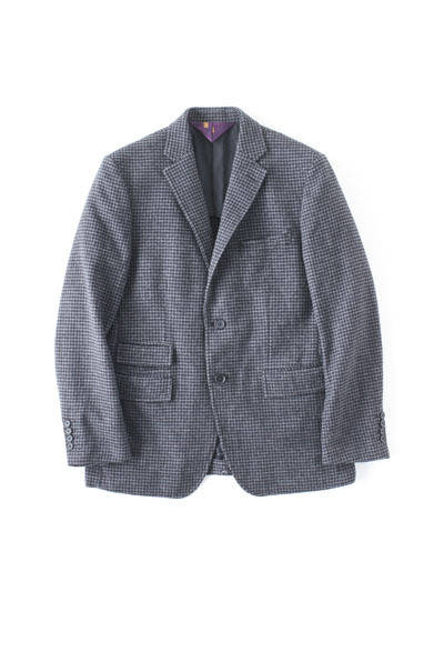 　ハウンドトゥースツイードジャケット5万8800円（ケント・アンド・カーウェン／阪急MEN’S TOKYO）