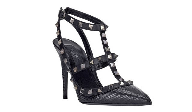<strong>VALENTINO GARAVANI│ヴァレンティノ ガラヴァーニ</strong>　パイソンのシューズ [H10cm] 13万6500円