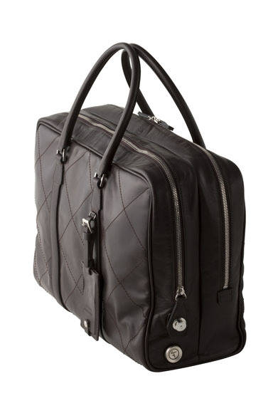 <strong>REALFLEET</strong> New Brand "KENJI AMADANA" "BAGTTERY (Bag + Battery)" Boston Bag ¥88,000 (Black, Chocolate)