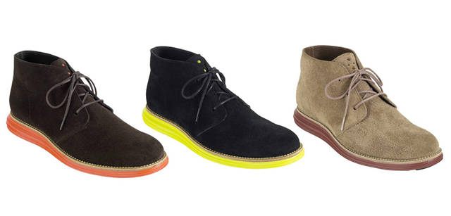 <strong>COLE HAAN｜コール ハーン</strong><br />「ルナグランド チャッカ」のカラーバリエーション。各4万4100円