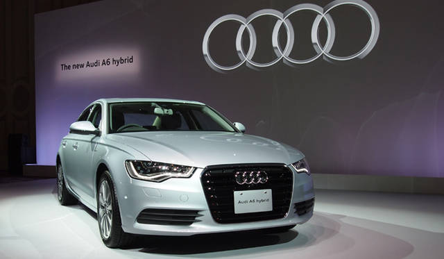 <strong>Audi A6 hybrid</strong>From the launch event