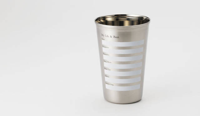 <strong>DESIGN DESIGN</strong> Stainless Steel Eco-Cup: "Sign Cup"