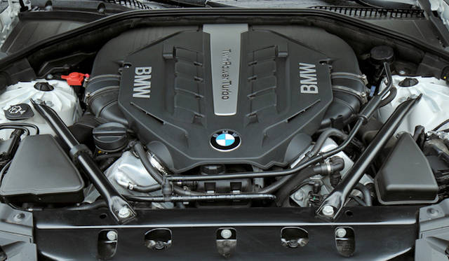<strong>BMW 7 Series</strong> 750i 4.4-liter V8 engine