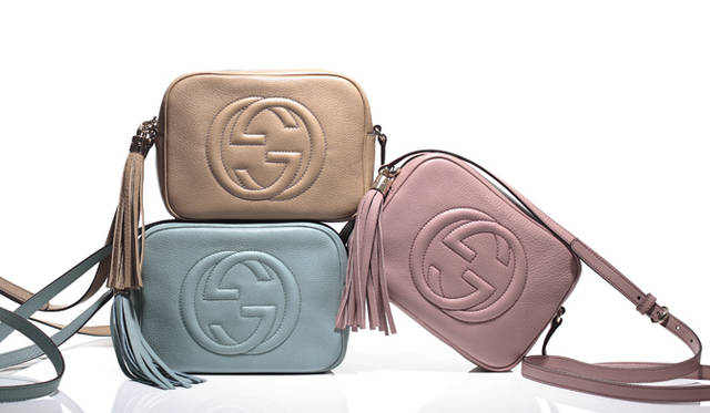 <strong>GUCCI｜グッチ</strong>　SOHO ディスコバッグ [W21×H15×D7cm]　各9万3450円