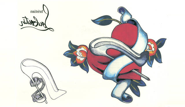 <strong>CHRISTIAN LOUBOUTIN</strong> Tattoo Sticker