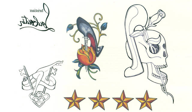 <strong>CHRISTIAN LOUBOUTIN</strong> Tattoo Sticker