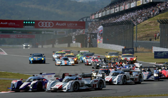 WEC 第7戦 富士6時間耐久レース スタートの様子