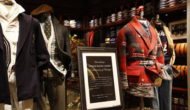 <strong>RALPH LAUREN│ラルフ ローレン</strong>　ヴィンテージコレクションの実物を特別展示